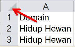 Select all columns and rows